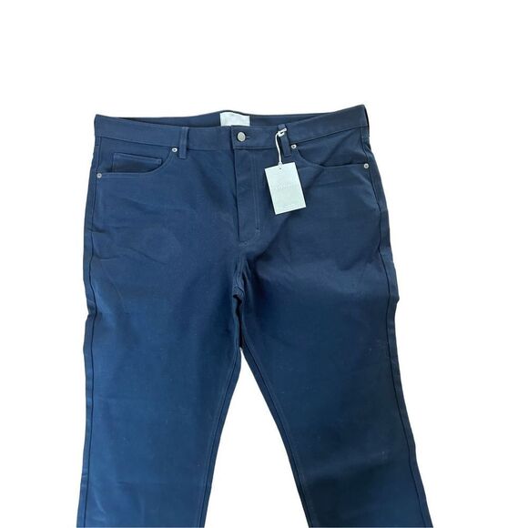 Everlane The Performance 5-Pocket Pants Men’s Navy Blue Size 40 x 34 - Picture 2 of 8